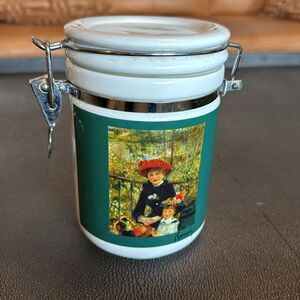 The Masterpiece Collection Ceramic Airtight Canister with Art Print - Gr…